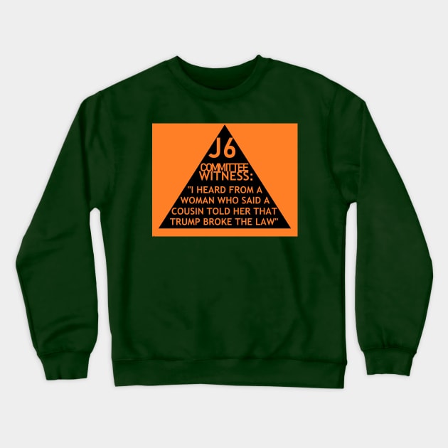 J6 Witless Witness Crewneck Sweatshirt by Limb Store